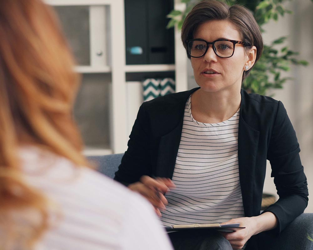 Séance de coaching avec une thérapeute